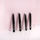 image 3 of Brushworks 4 Piece Combination Tweezer Set - Black