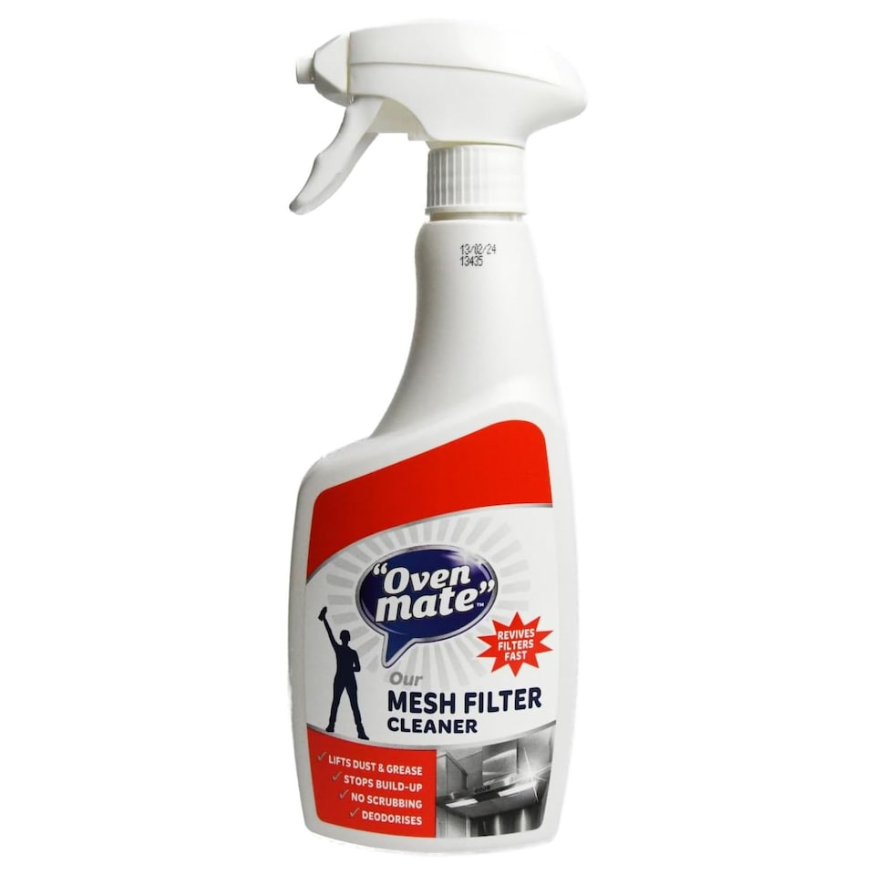image 1 of Oven Mate Mesh Filter Cleaner 500ml Powerful Degreaser Spray