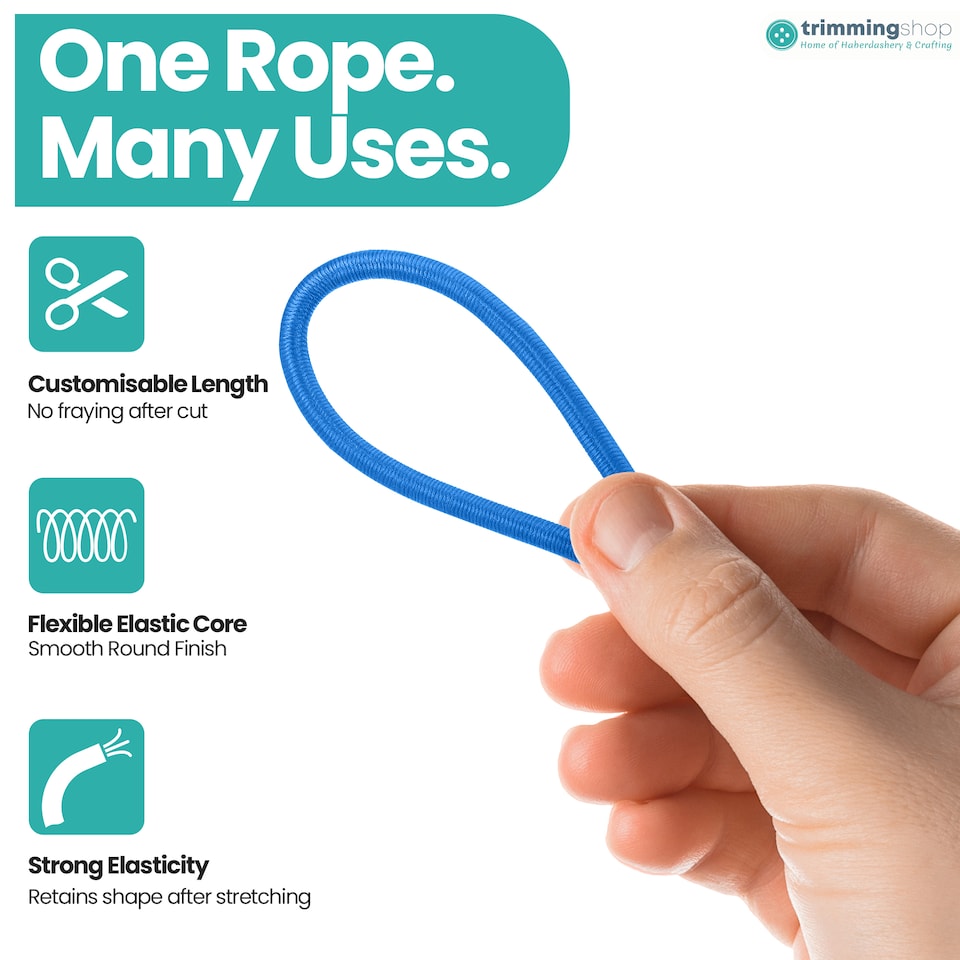 image 1 of 4mm Bungee Shock Cord, 25 Metres Camping Kayaks Tarpaulin
