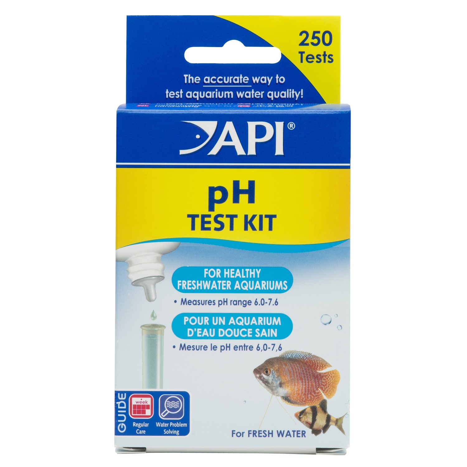 API pH Test Kit (150 Tests) High-Volume pH Testing for Freshwater ...