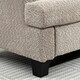 image 8 of HOMCOM 138 cm Chenille Fabric Loveseat Sofa with S-springs, Light Brown Cream