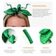 image 2 of Pack of 1 Sequin Pumpkin Headband Green | One Size