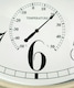image 8 of Primrose Outdoor Garden Wall Clock with Thermometer Big Time 90cm Diameter