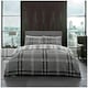 image 4 of VELVETIO Bardsley Check Printed Duvet Cover Set Reversible Polycotton Beddings Red | Double