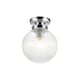 image 9 of COSYLYTE Finley Bathroom Ribbed Glass Ceiling Light Bronze | Antique Brass