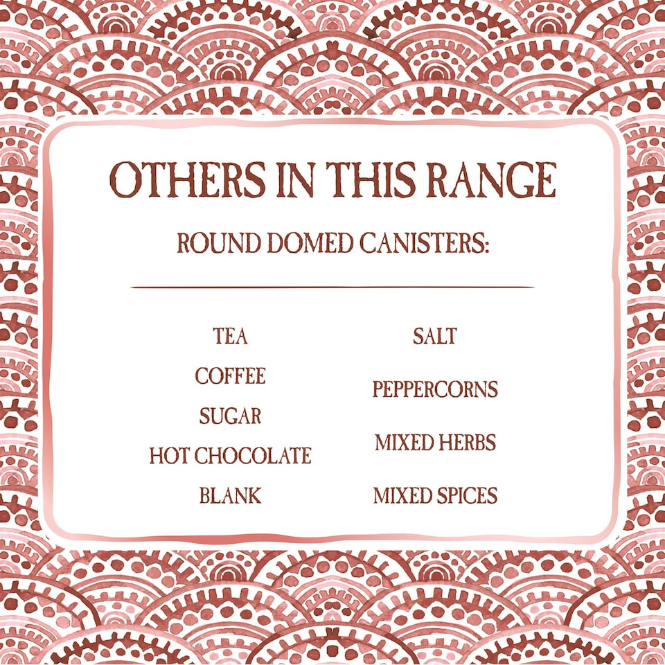image 1 of Painted Scales Salt & Peppercorn Canisters - Small Kitchen Seasoning Jars