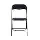 image 5 of 4-Pc Folding Chair Set with Cushioned PVC Seat and Back | Black | 4