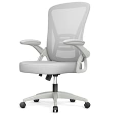 Rattantree Ergonomic Office Chair with Flip Up Armrests & Lumbar Support