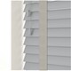image 2 of 210cm Dove Grey Faux Wood Venetian Blinds with Tapes (120cm Drop) | Grey | Grey