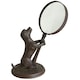 image 4 of Bronze Effect Dog Holding Magnifying Glass Figurine