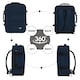 image 5 of CABINZERO Classic Cabin Backpack 44L, Lightweight Bag for Long Trips | Blue | Navy
