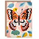 image 1 of Mothers Day Card Colourful Boho Butterfly Mum Card