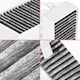 image 9 of SPARES2GO Activated Carbon Filter for Neff T48PC7BX2 T48TD7BN2 T58PL6EX2 T58TL6EN2 Cooker Hood (Pack of 4 Filters)