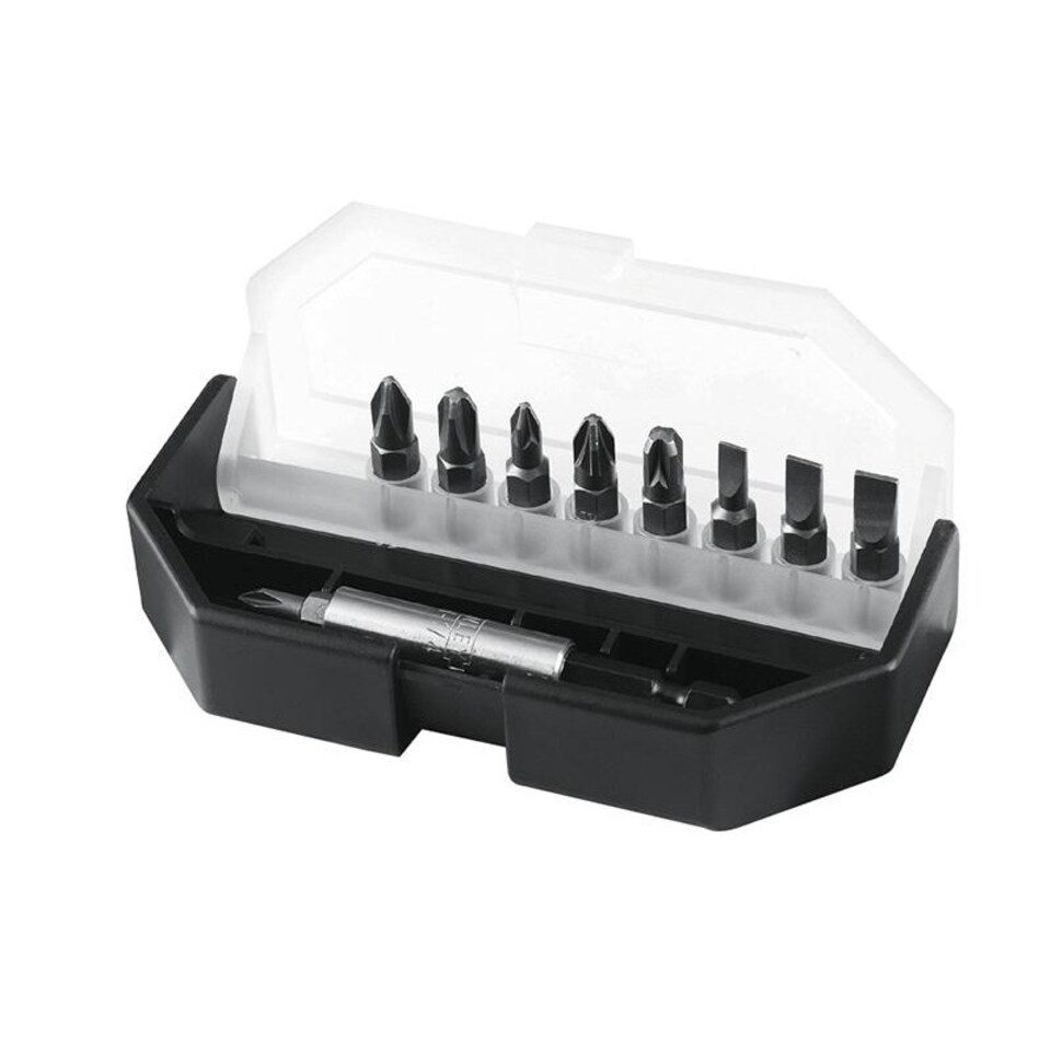 Stanley Hand Tools Slotted/phillips/pozidriv Insert Bit Set, 10 Piece - Multi Colour - One Size