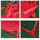 image 7 of Outsunny Kids Folding Picnic Table Chair Set Ladybug Pattern Outdoor w/ Parasol