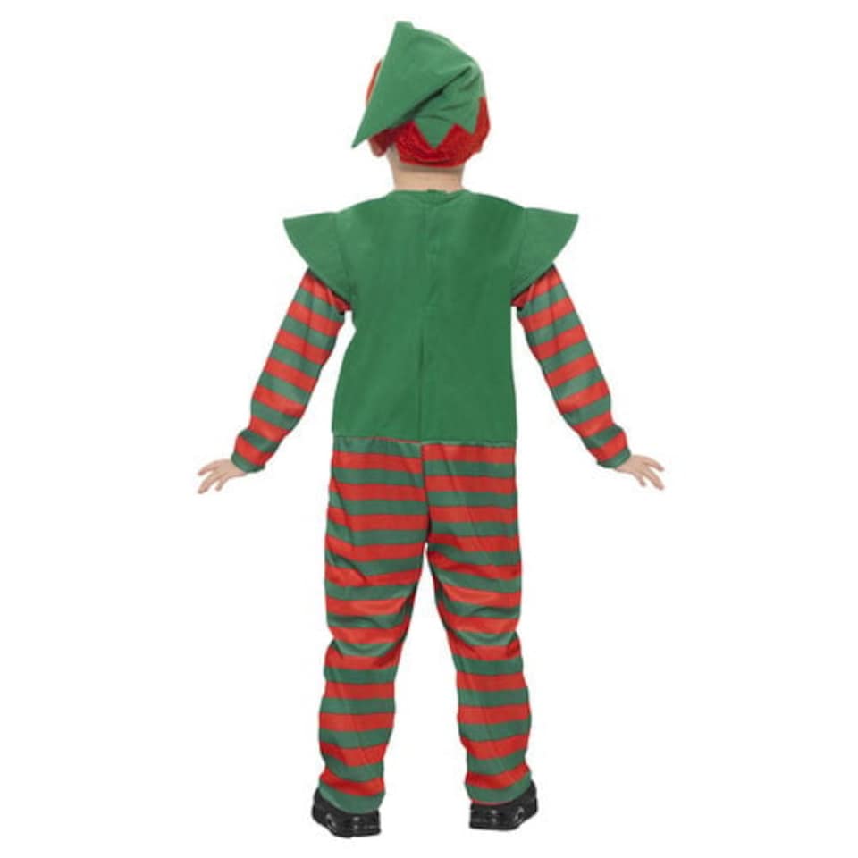 image 1 of Elf Christmas Fancy Dress Costume Kids Unisex Small - Age 4-6