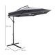 image 5 of Outsunny 3(m) Garden Banana Parasol Cantilever Umbrella, Grey