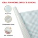image 3 of Janrax 50cm x 10m Clear Glossy CPP 0.06mm Thick Self-Adhesive Book Cover Roll