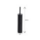 image 3 of Showerdrape Draco Black Slimline Toilet Brush & Holder | Black | Black | 1
