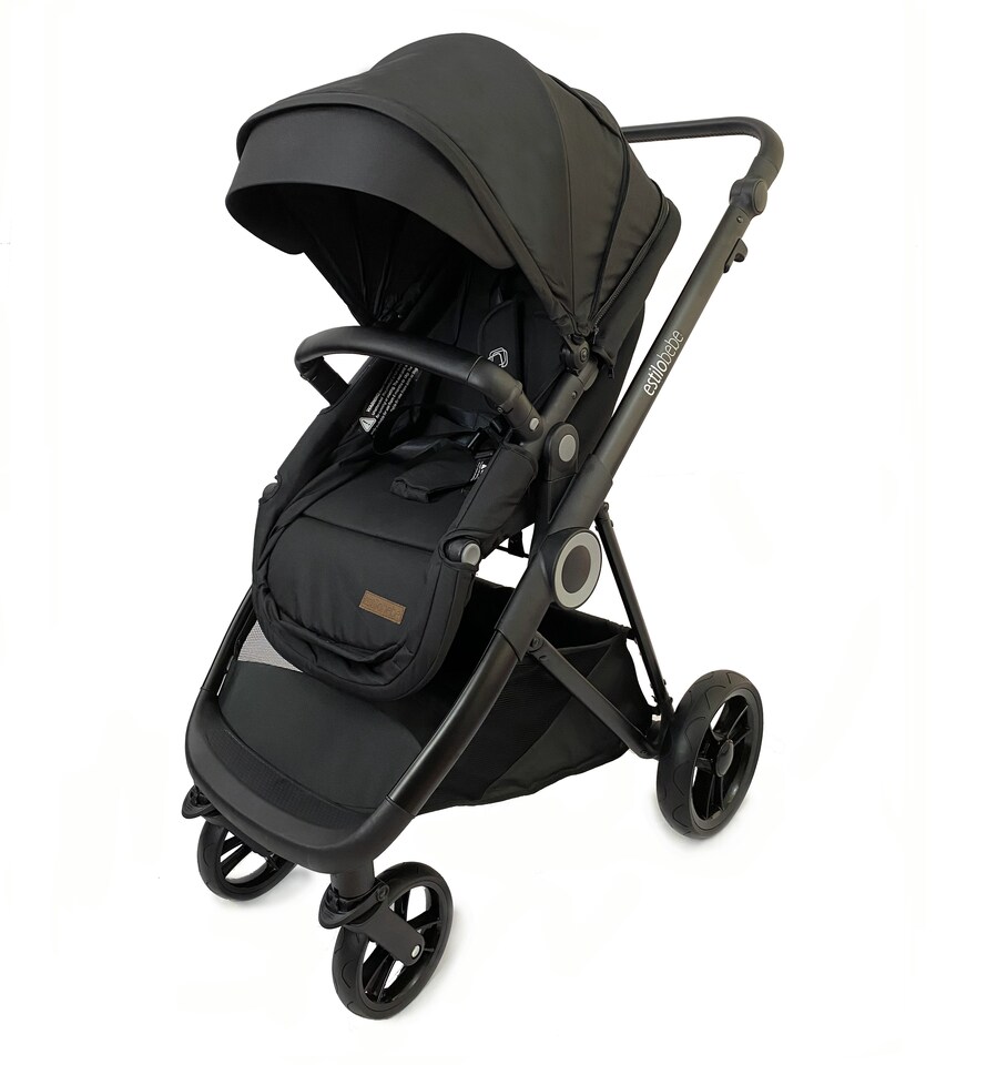 image 1 of Estilo Bebe Otter Pram and Pushchair - Midnight Black