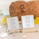 image 1 of Personalised Special Dates Silver Finish Cufflinks Wedding Couple
