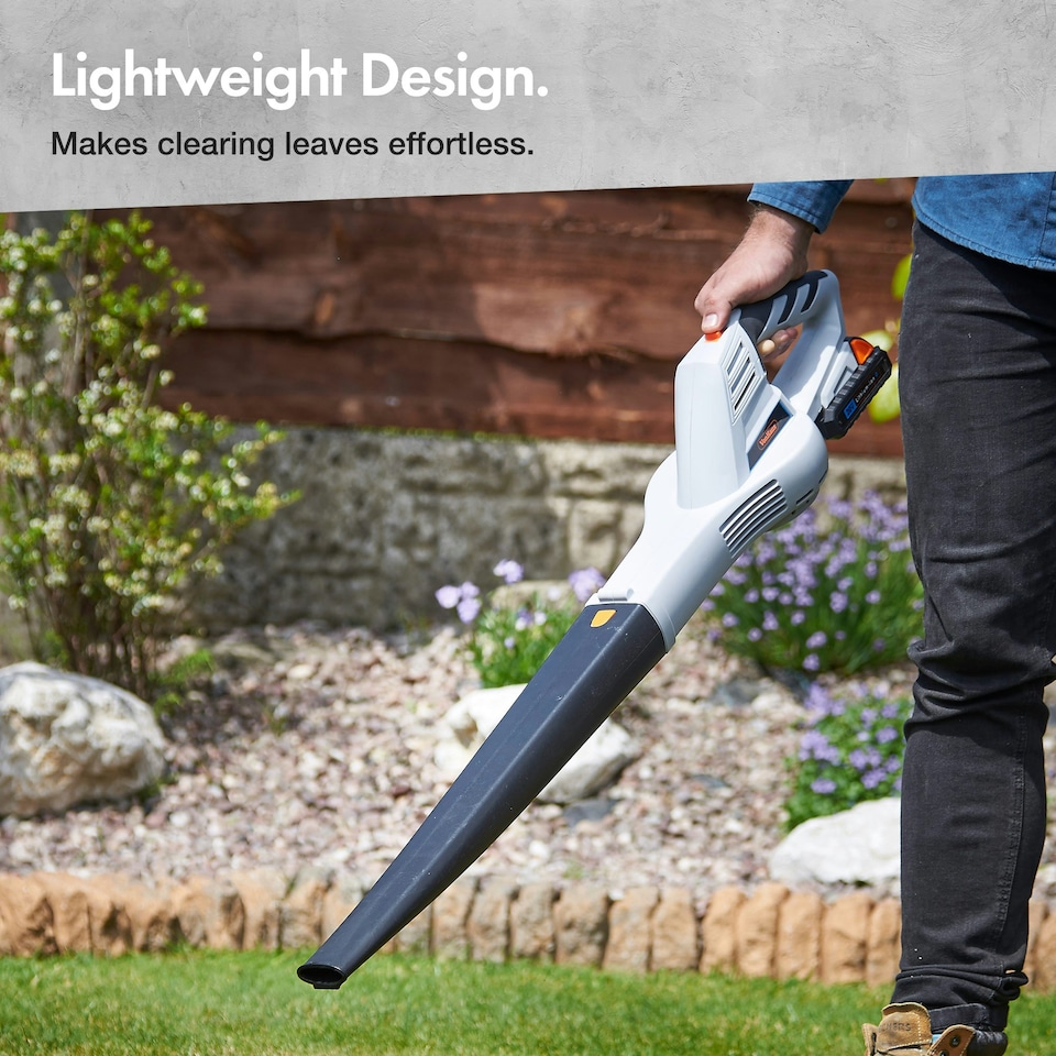 image 1 of VonHaus Cordless Leaf Blower with 20V Battery