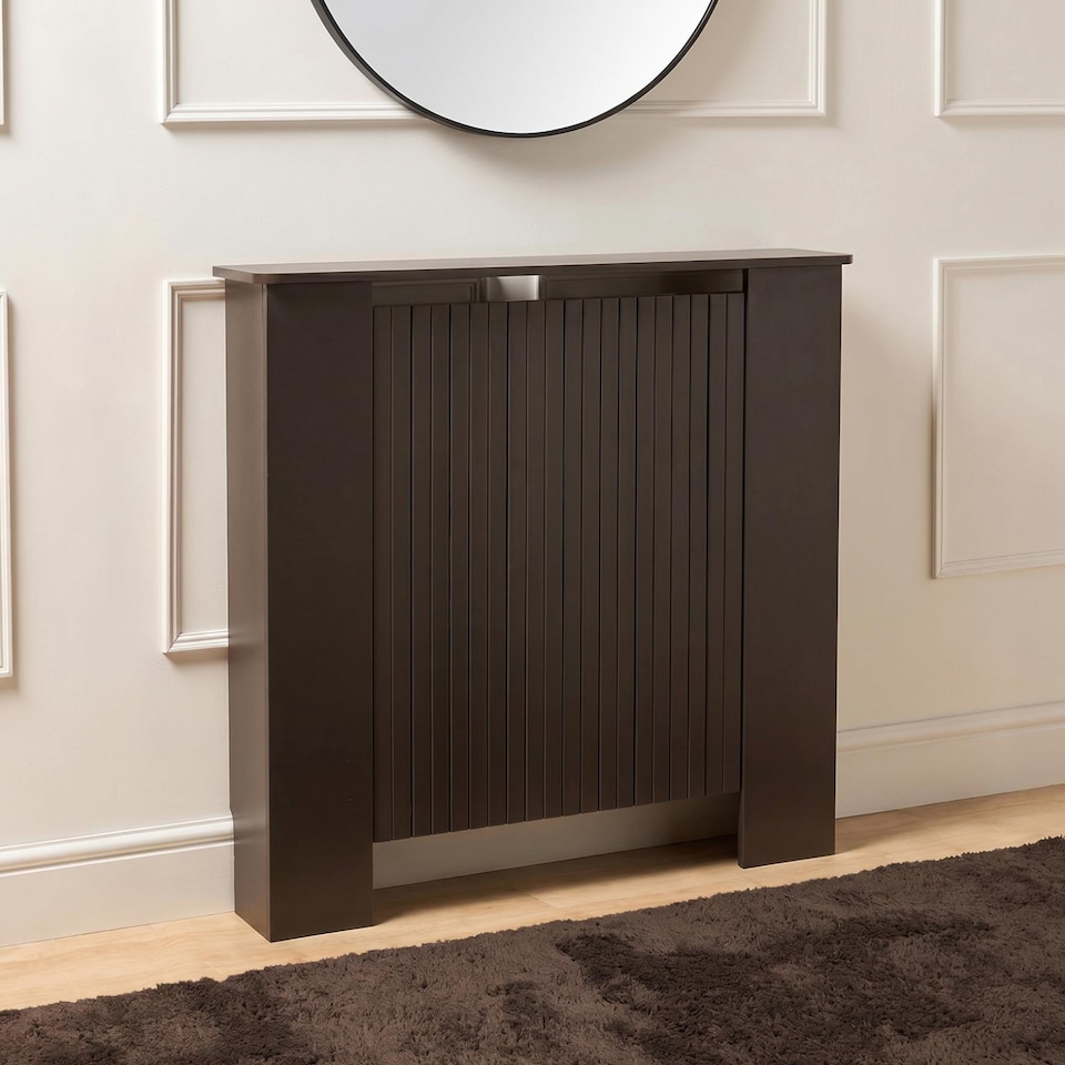 image 1 of OHS Ribbed Radiator Cover Slatted Engineered Wood