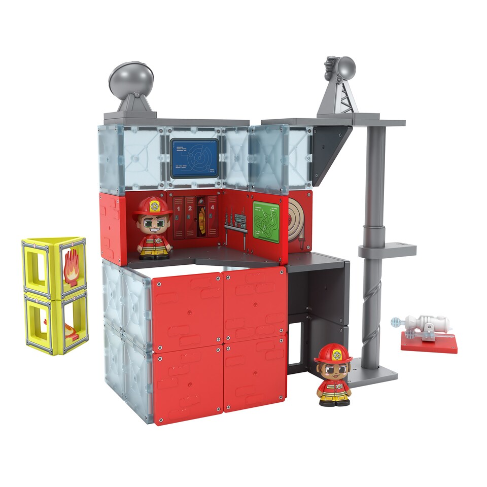 image 1 of Tile Town Fire House Set
