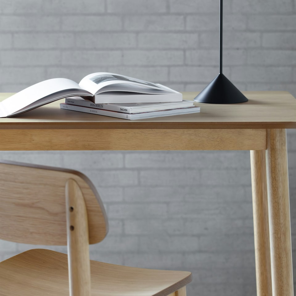 image 1 of Barlow Dining Chair in Matt Oak Set of 2