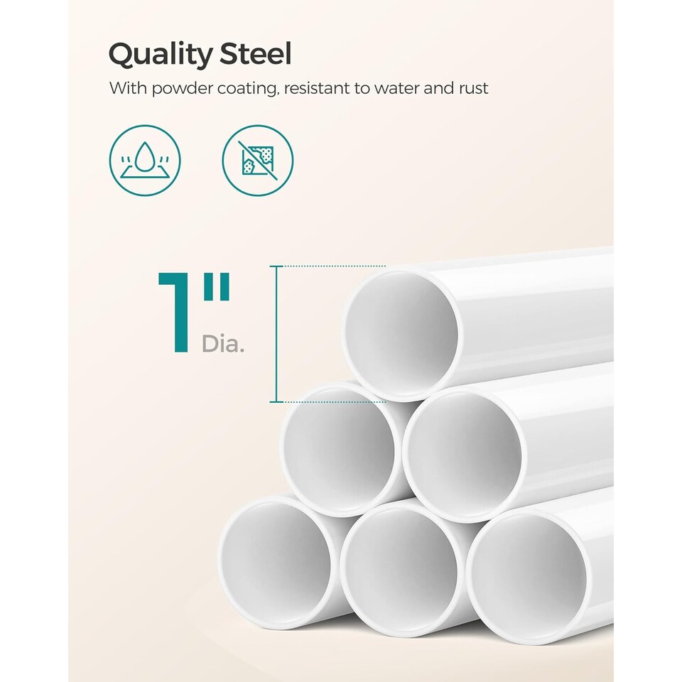 image 1 of Adjustable 4-Tier Corner Storage Organizer with Extension Rod, Rust-Resistant Bathroom Shower Shelf Rack, White