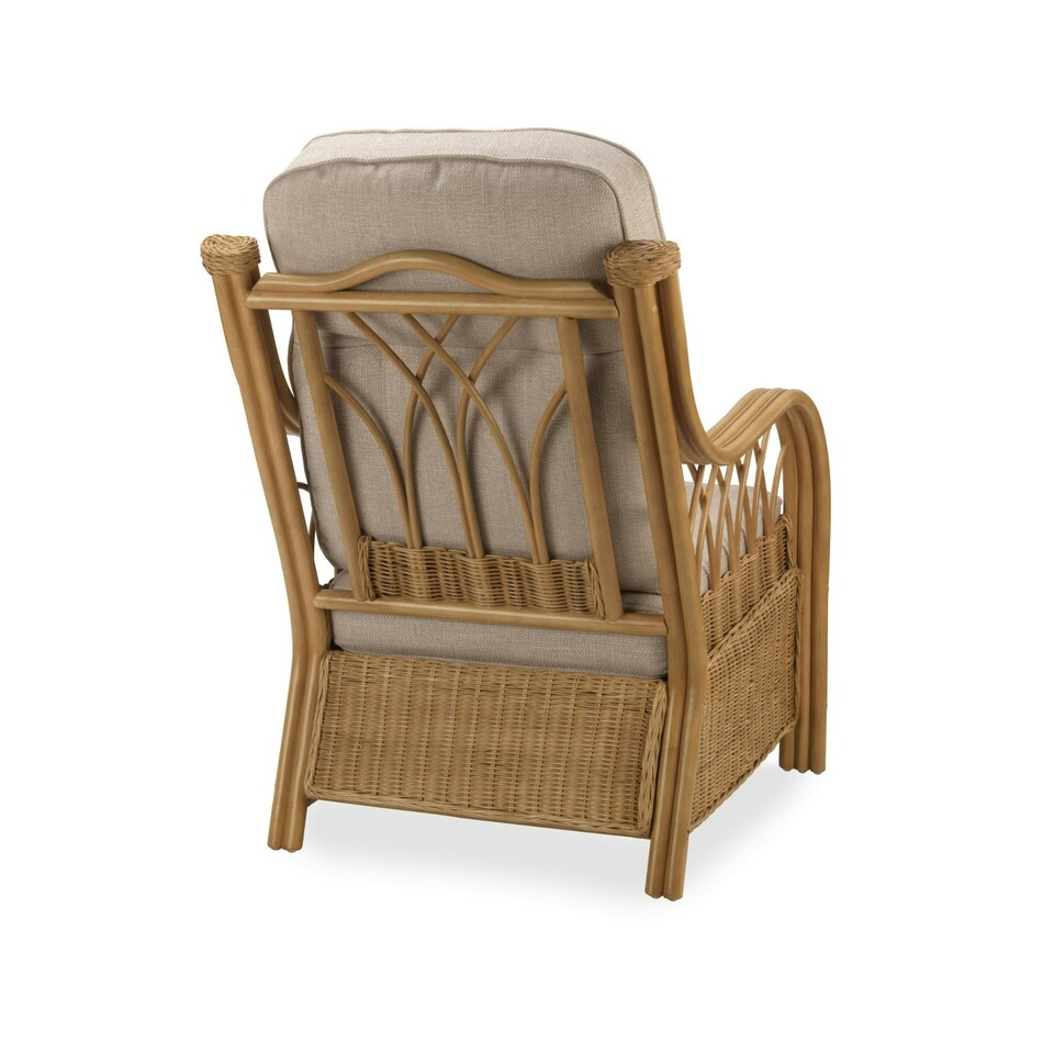 image 1 of Desser Viola Light Oak Rattan 2 Seater Sofa Set in Biscuit - Conservatory Sofa Suite