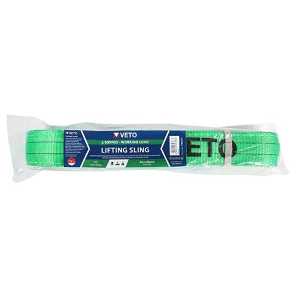 image 1 of Timco - Lifting Sling 2000kg / 2 Tonnes (Size 3m x 60mm - 1 Each)