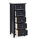 image 2 of Premium Solace 5 Drawer Tall Chest - Anthracite