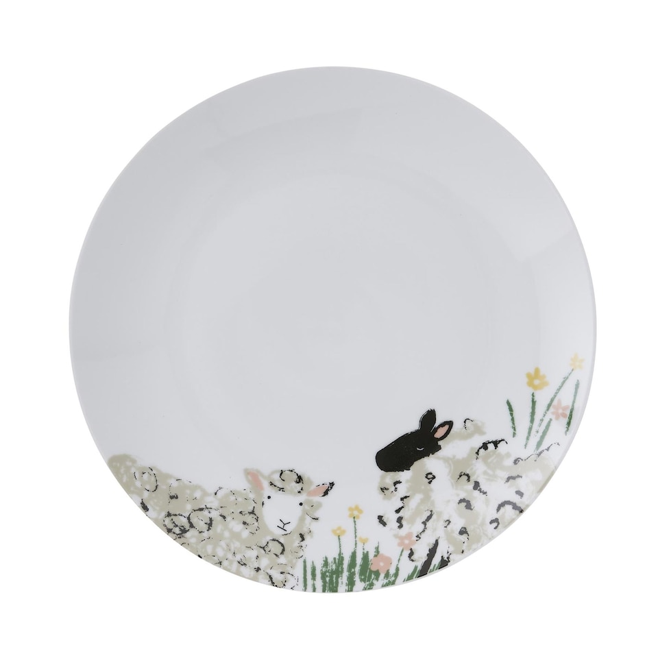image 1 of Ulster Weavers Woolly Sheep Dinner Plate - Porcelain White