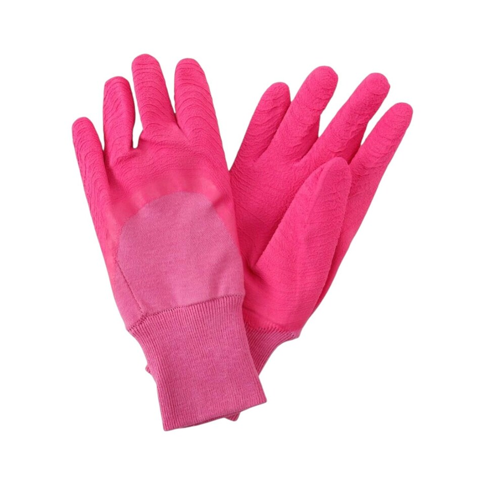 Kent & Stowe Pink Ultimate All Round Gardening Gloves Ladies Small Thorn Resistant Latex Gloves with Cotton Lining | Pink | Small