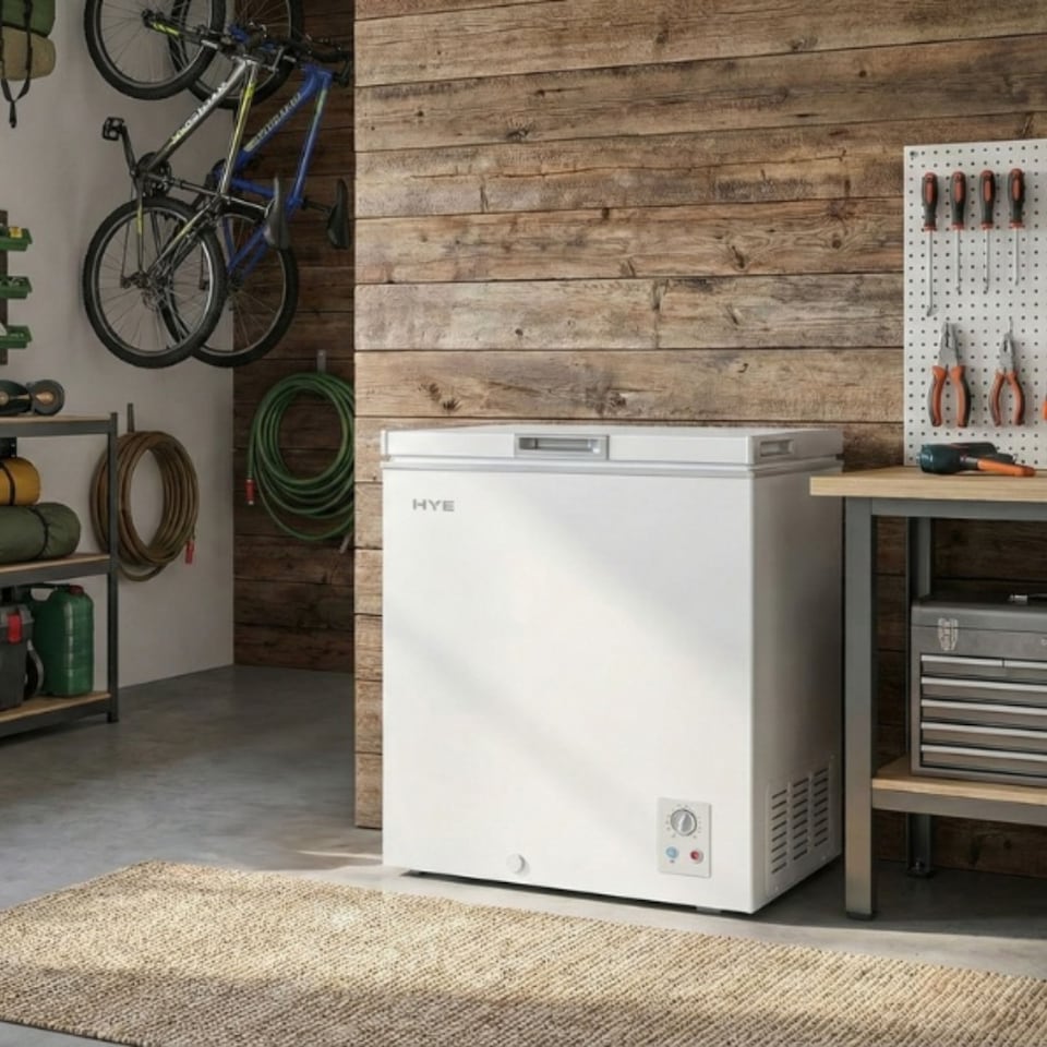 image 1 of HYE 139 Litre Freestanding Chest Freezer, 64cm, White - RF01CF139W24 | White | 139 L