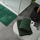 image 3 of Luxury Zero Twist Egyptian Cotton Bath Towels 70 x 120cm - Pack of 2 Green | Dark Green | Bath towel