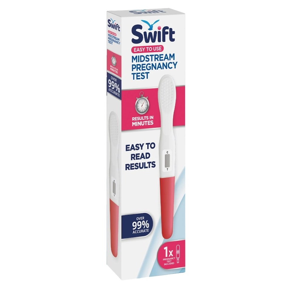Single Pack Swift Midstream Pregnancy Test