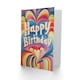 image 2 of Abstract Psychedelic Trippy Rainbow Design Her Birthday Card