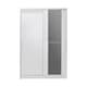 image 5 of Adore Matt White Sliding 2 Door Wardrobe 120cm with Mirror White