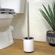 image 1 of Showerdrape Rondo White Toilet Brush & Holder