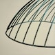 image 2 of ValueLights Wavy Wire Design Easy Fit Ceiling Pendant Light Shade In Black Metal Finish