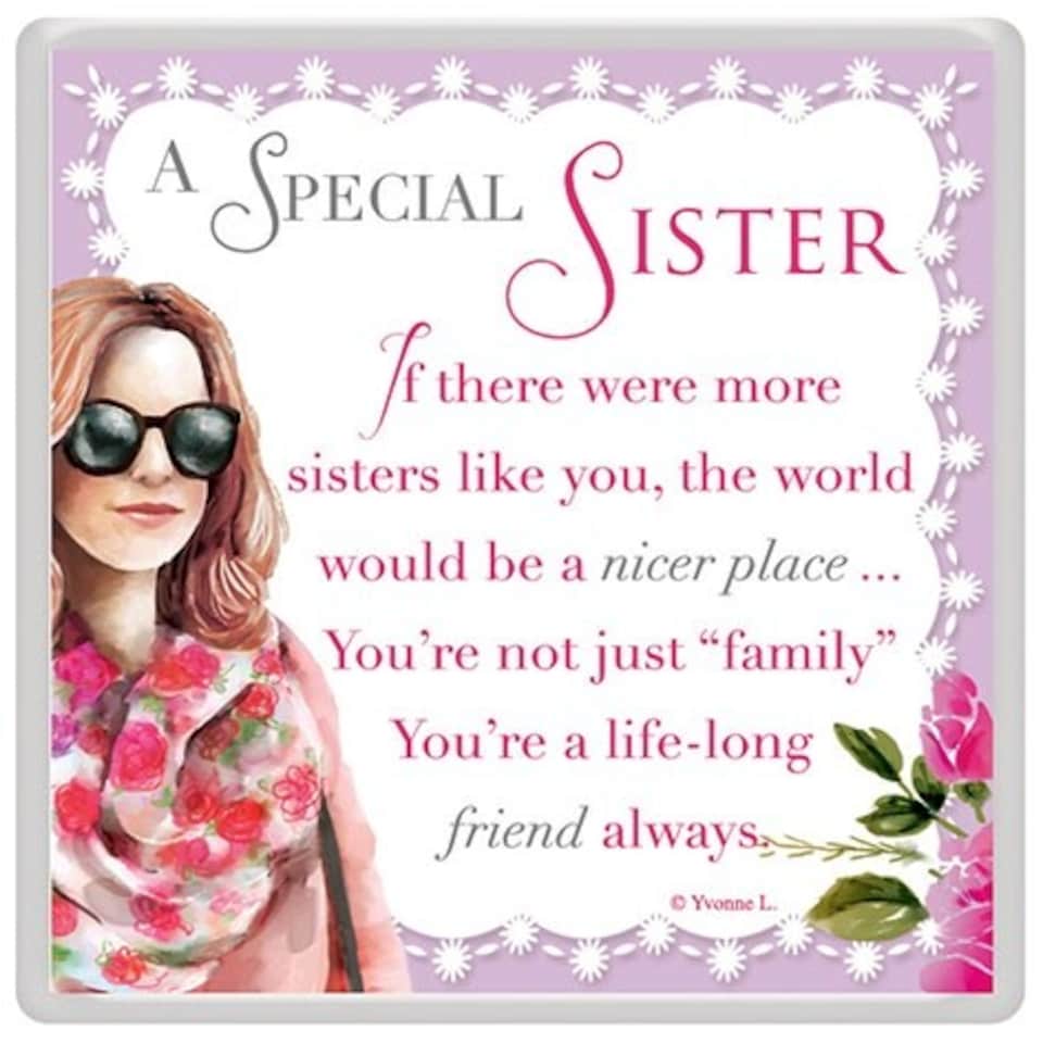 image 1 of A Special Sister Celebrity Style World's Best Magnet