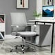 image 2 of Vinsetto Mesh Office Chair Desk Chair w/ Swivel Seat Adjustable Height Grey