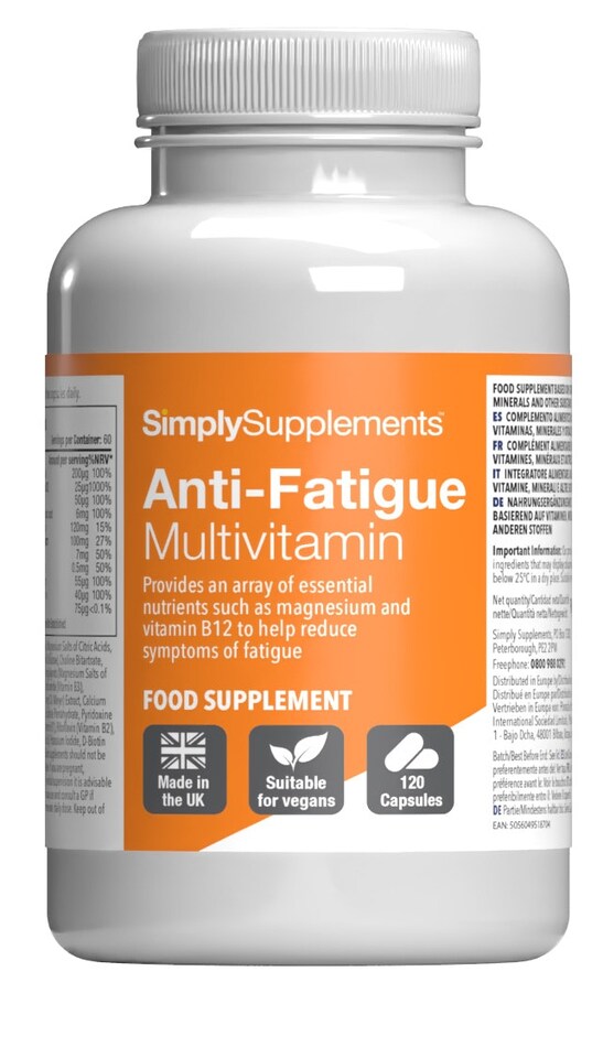 image 1 of Anti-Fatigue Multivitamin - 120 Capsules