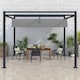 image 8 of Outsunny 3 x 4m Pergola with Retractable Roof Canopy, Aluminium Frame Garden Gazebo Outdoor Sun Shade Shelter for Grill, Patio, Deck, Dark Grey