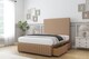 image 4 of Sloomy Madison Latte Dumfries Divan Bed Base No Drawers With 54 Inch Floor Standing Headboard & 12 Inch Matching Footboard | Brown | Latte | Super King | 1