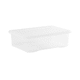 image 8 of Wham Crystal 5 x 32L Stackable Plastic Storage Boxes with Lids Clear