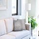 image 2 of Gio Cushion Cover 43cm x 43cm Grey | Grey | Grey