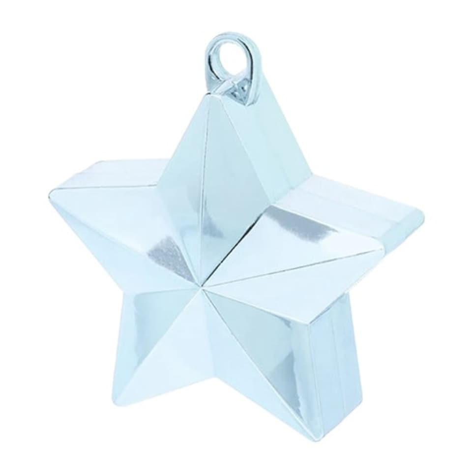 Light Blue Star Balloon Weight 140g